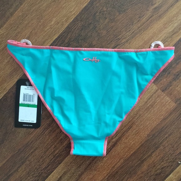 Oakley Beached Neo Viridian Bikini Bottom - Picture 7 of 9